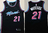 Heat 21 Hassan Whiteside Black 2018 19 City Edition Nike Swingman Jersey,baseball caps,new era cap wholesale,wholesale hats